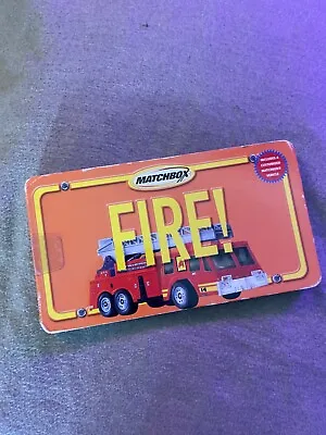 Matchbox “Fire!  Board Book - No Matchbox Ladder Truck • $0.99