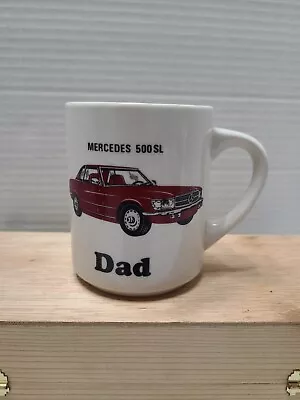 Vintage Red Mercedes 500 SL Made In China  Dad  Ceramic Mug • $8.99