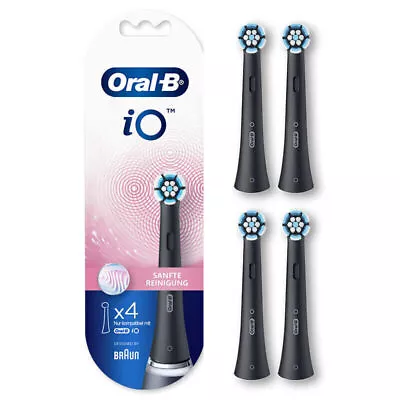 4X Genuine Oral-B IO Sanfte Reinigung Replacement Electric Toothbrush Brush Head • $22.99