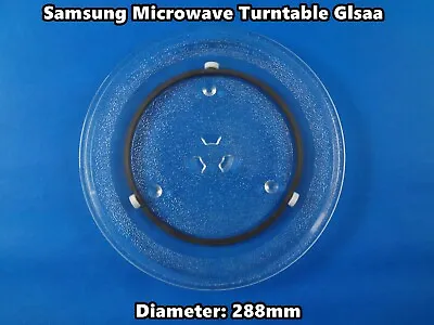 Samsung Microwave Oven Spare Parts Glass Turntable Plate Platter 288mm (W6) • $31