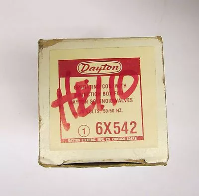 DAYTON Solenoid Valve 24V Operating Coil 6X542 • $20