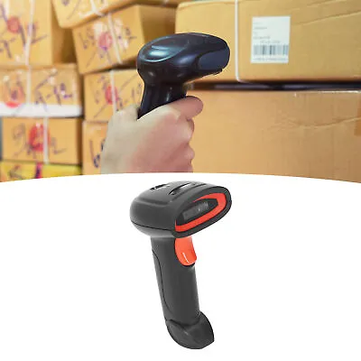 2.4G Wireless Barcode Scanner Handheld 1D CCD QR Code Scanner Reader • $25.01