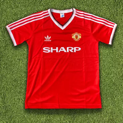 Manchester United 1982/1983 Retro Football Top !!FAST UK DELIVERY!! • £27.50