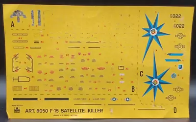 ESCI | No. 9050 | 1:72 F-15E Strike Eagle Decals • $10