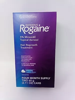 Women's Rogaine 4 Month Hair Regrowth Treatment Exp 08/2024 • $31