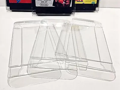 150 Protectors For NINTENDO FAMICOM Cartridges  Clear Custom Display Cases Boxes • $89.50