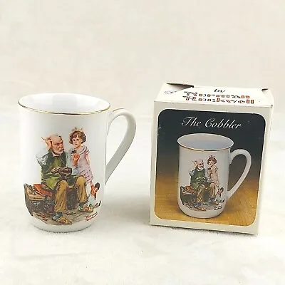 Norman Rockwell Museum Collection The Cobbler Porcelain Coffee Mug 1982 New • $30.80