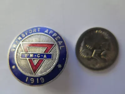 1919 World War I Ymca Transport Appeal Badge Excellent Condition  • $75