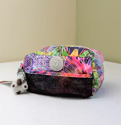 £34.60 • Buy Kipling AC7342 Island Hop Tropical Print Denice Toiletry Cosmetic Bag
