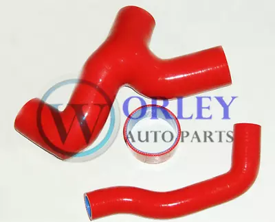 Red Hose Y Pipe Impreza WRX GDA GDB GG Silicone Intercooler For Subaru 2000-07 • $52