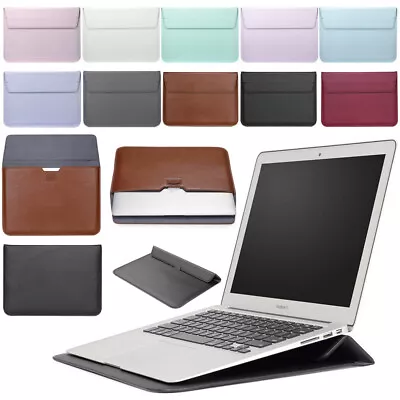 For Macbook Air Pro 13 Inch 13.6  13.3  M2 Laptop Leather Sleeve Bag Case Cover • $23.09