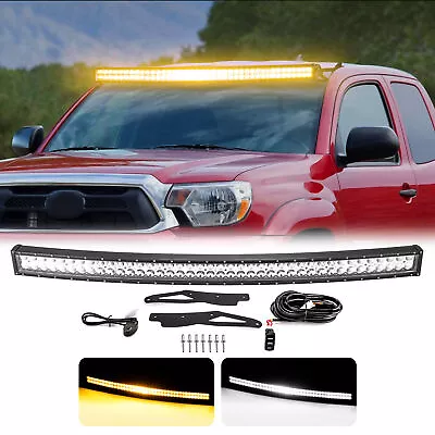 For Toyota Tacoma 05-15 Amber/White Strobe 42'' LED Light Bar Roof Mounting Kit • $144.99