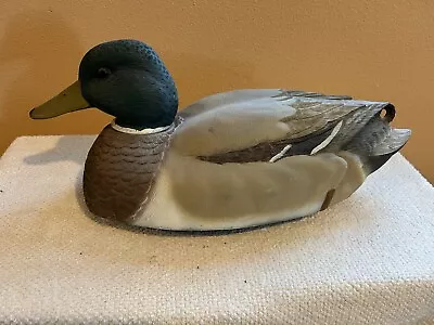 Ducks Unlimited 1990 Mallard Pair Working Decoys  18 Lx 7 1/2 Tx 7 W Never Used. • $125