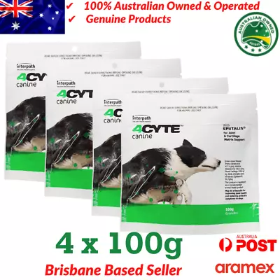 4CYTE Canine - Joint Support Supplement For Dogs – 4 X 100gm • $296.95