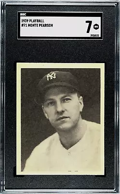 SGC 7 - 1939 Play Ball # 71 Monte Pearson New York Yankees • $99.95