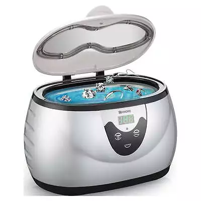 Professional Ultrasonic Jewelry Cleaner With Timer Portable Cleaning Machine • $23.84