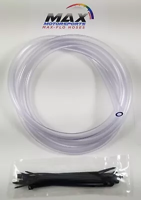 3' Ft X 3/16  (4.8mm) ID X 5/16  (8mm) OD Clear Motorcycle PVC Fuel Gas Line • $8.95