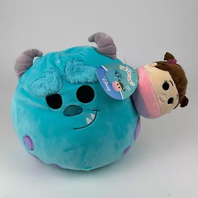 Squishmallows Disney Monsters Inc 10  Sully And 4  Boo Combo Plush Set New NWT • $24.95