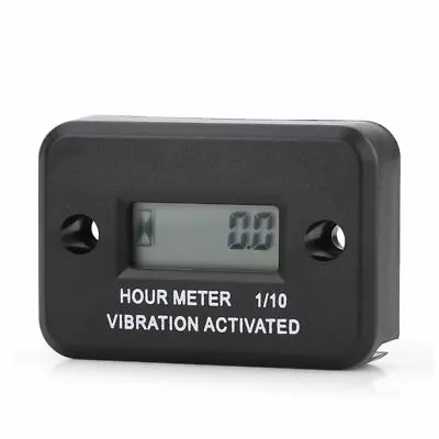 1 X Digital Vibration Hour Meter Gauge Wireless For Motorcycle Snowmobile ATV CL • $9.99