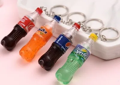 Drinks Bottle Keyring NEW UK Seller Can Drink Coke Key Ring Drink Fizzy (ST1) • £3.90