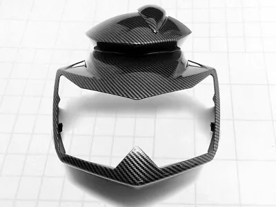 $111.63 • Buy For Kawasaki Z750 2007-2012 Carbon Fiber Front Upper Headlight Fairing 