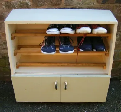 £30.80 • Buy SHOE STORAGE CUPBOARD - Upcycled Vintage1950-60's Dainty Maid Kitchen Cabinet 