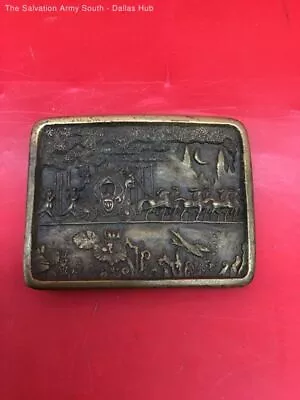 $9.99 • Buy Vintage Cinderella Belt Buckle - Indiana Metal Craft - C98