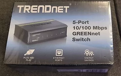 Trendnet 5-port Unmanaged Fast Ethernet Long Range Poe+ Switch 4 Ports 1 Port  • £10