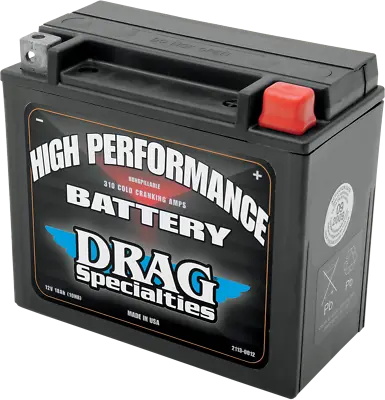 Drag Specialties Battery YTX20HL For 2000-2020 Harley Davidson Softail • $147.95