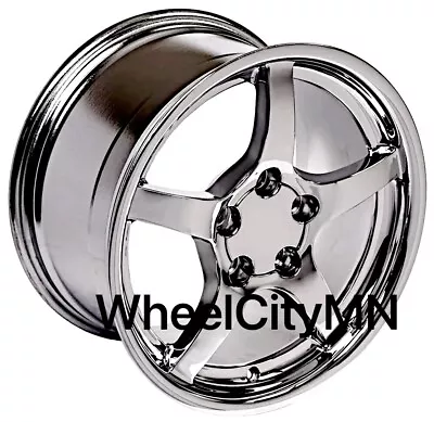 17 X8.5  Chrome Chevy Corvette C5 OE 5102 Replica Wheels Fits 1993 2002 Camaro • $1059.99