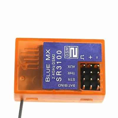 3CH SR3100 Receiver 3 Channel RX FOR RC CAR SPMSR3100 RX For DSM2 Transmitter • $20.64