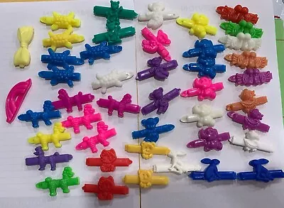 Vintage 1980s Snap Tight Plastic Kiddie Barrettes Collection 40+ Piece Lot • $19.99