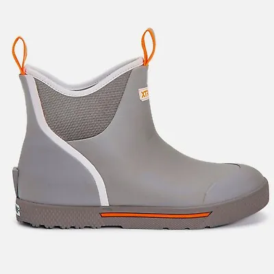 Xtratuf Men's 6 Inch Wheelhouse Ankle Deck Boot Rain Fishing Gray Shoes • $79.99
