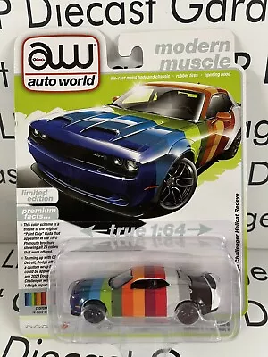 AUTO WORLD 2023 Dodge Challenger Hellcat Redeye 14 Color Wrap NEW 1:64 Diecast • $13.99