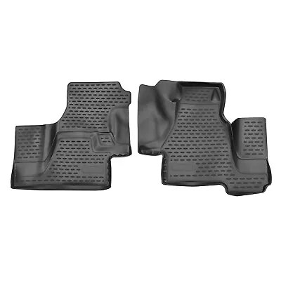 OMAC Floor Mats Liner For Dodge Sprinter 2003-2006 Black TPE All-Weather 2 Pcs • $69.90