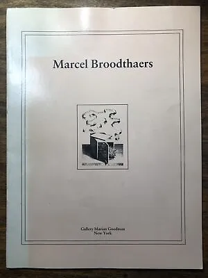 Marcel Broodthaers Gallery Marian Goodman Catalogue 1984 Rare • $30