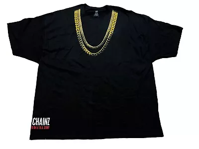 2 Chainz Shirt Mens 4XL Based A T.R.U. Story Album Black Hanes Heavy Tag • $11.70