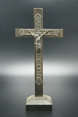 † 18th Dnjc Arma Christi Corpus Passion Jesus Wood Cross Crucifix Memento Mori † • $749.99