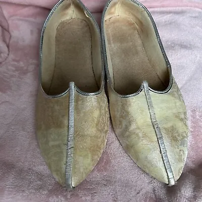 Traditional Mens Indian Wedding Shoes Size 10/11 Used • £10