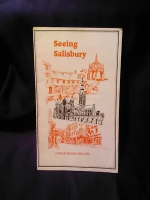 Seeing Salisbury A Walk Around The City -1985 Map • £1.50