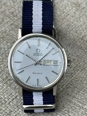 Vintage Omega Geneva Automatic With Sensational Dial Cal 1022 Fully Working • $590