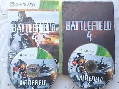 Battlefield 4 Game + Steelbook Bundle - Microsoft Xbox 360 PAL - 2 Disc Set • $8.41
