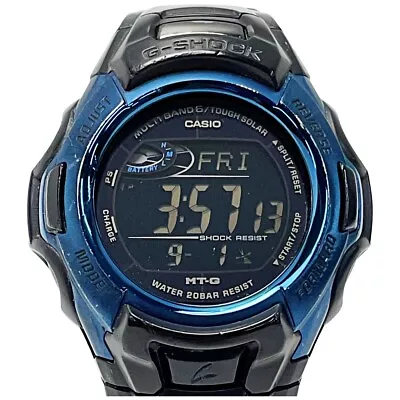 [Japan Used Watch] Used Casio G-Shock Mtg-M900Bd-2Jf Black Blue Radio Solar Digi • $213.92