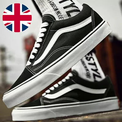 £22.99 • Buy 2021 VAN Old Skool Skate Shoes Black All Size Classic Canvas Running Sneakers UK