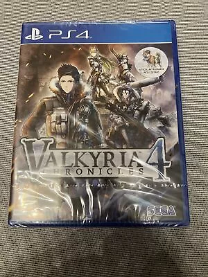 Game PLAYSTATION 4 Ps4 New Blister Valkyria Chronicles 4+Sticker • $57.82