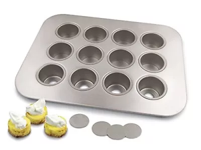 Mini Cheesecake Pan With Removable Bottoms Non-Stick 10.5 X 14 X 1.5 Inches • $33.74