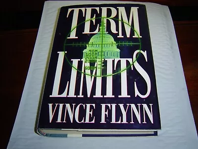  SIGNED VG COND  TERM LIMITS By Vince Flynn (1997) 1ST PRINTING HARDCOVER • $49.99