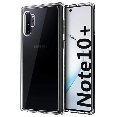 HD Clear Case For Samsung Galaxy Note 10 Plus 5G N976F Slim Silicone Phone Cover • £2.95