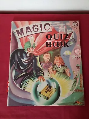 Magic Quiz Book With Magnetic Indicator Present - Scarce -  Playmore - HC 1942 • $19.99