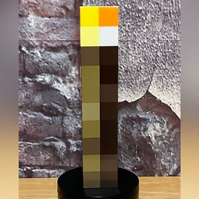 Minecraft Light-Up 11  Wall Torch Night Light - 2012 ThinkGeek • $30